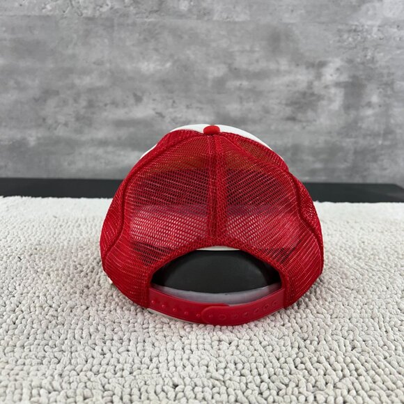 VINTAGE JIFFY LUBE MESH SNAPBACK TRUCKER HAT OSFA TWO TONE CAP - Picture 4 of 10